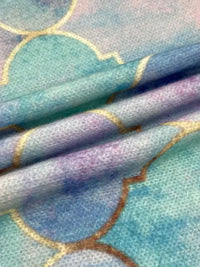 Pull en tricot à col roulé avec imprimé géométrique pour femmes, à manches longues